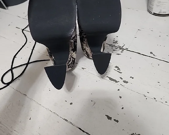 Sugar Thrillz Feline Fantasy Lace-Up Heeled Boots - Picture 3 of 4